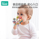 Rushan baby Manhattan hand rattle 0-1 year old baby grasping training can chew teether educational early education 3-6 months