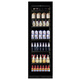 EREMITE 400 depth ultra-thin embedded red wine cabinet constant temperature wine cabinet beverage cabinet tea refrigerator wine storage cabinet sideboard wine cabinet 1.79m glass door ice bar inverter 235L