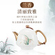 KAMJOVE teapot Kung Fu tea set exquisite porcelain household Chinese tea cup for entertaining guests KP-160