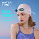 WATERTIME/水川 游泳镜防水防雾高清专业竞速泳镜比赛训练游泳眼镜装备 幻影黑 400