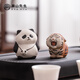 Mr. Nanshan Kung Fu Tea Set Home Creative Desktop Decoration Purple Clay Tea Pet Tea Ceremony Accessories Aowu Little Tiger Tea Pet Tea Pet_Aowu Tiger