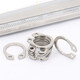 XMSJ304 stainless steel external retaining ring GB894 standard part open retaining ring for A-type hole 8150 inner diameter 2850 pieces