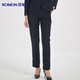 Lomon trousers women's four-season business casual high-waist stretch suit long trousers straight formal wear professional overalls for women