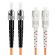 Haile Gigabit Multimode Faser-Jumper OM2 Dual Core ST-SC Pigtail 50/125 Sprungfaser 3 Meter HJ-2ST-SC-MD3