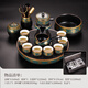 Shimingtang light luxury high-end Kung Fu tea set dry brewing small tea tray automatic teapot enamel Liujunzi tea ceremony gift classical coffee automatic tea set + tea tray 17 pieces