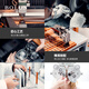 
BOLON Tyrannosaurus glasses myopia glasses frame polygonal large frame retro casual optical frame for men and women BJ6173 B93 Rose gold-transparent frame [+0 yuan] with anti-blue light lens 0 degrees