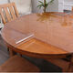 Feather pocket soft glass PVC odorless folding round tablecloth waterproof, oil-proof, anti-scalding, no-wash rectangular coffee table oval dining table mat 1.0MM environmentally friendly and transparent rectangular 70*140CM