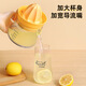 Home KATEI STORY food grade manual juicer household squeeze orange juice cup lemon juicer portable juice squeezer hand juicer yellow