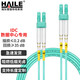 HAILE海乐 万兆多模光纤跳线LC-LC 10米 OM4双芯尾纤 Φ2.0低烟无卤抗弯曲跳纤光纤线 HJ-2LC-LC-MTA10