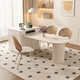 
Pashaman dining table, rock slab island dining table integrated Nordic cream style small apartment retractable multi-function household 1052Y 1047# caterpillar chair four new style designer