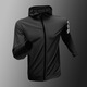 NIUKAILE sports suit quick-drying windbreaker men's jacket casual windproof and rainproof spring and summer running fitness loose sports student sports/fitness windproof and rainproof gray L