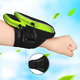 Muyi running mobile phone arm bag sports arm wristband outdoor cycling fitness mobile phone bag waterproof protective cover universal Apple Huawei Samsung Xiaomi men and women black vibrant orange wrist and arm dual-use thin and breathable arm bag - available within 6.5 inches