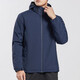 Holzspecker (Tucano) plus Samtintegrierte Jacke für Frauen und Männer einschichtiger Außen- und Winterbergsteigerjacke warme weiche Schale Windbrecher 9930a Deep Orchid-Men [Solid Color] m