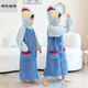 Miaopule Class A Autumn and Winter Thickened Children's Bathrobe Boys Ultraman Bath Towel Cape Can Wear Winter Thickened Children's Nightgown Ultraman Blue Thickened Coral Velvet 10 Sizes Recommended 95-115cm