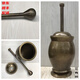 Copper tamper jar, pestle, brass cup, mortar, mortar, mortar, stone mortar, medicine cup, barrel, mashing garlic grinder, WQ medium multifunctional copper mash jar