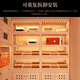 Cigaron cigar room imported Spanish cedar wood pure ammonia remote monitoring security fingerprint password lock can be repeatedly disassembled and installed professional compressor removable cigar room CA-24H double cigar room