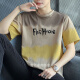 Wei Jie laden kurzärmeliges T-Shirt für Männer 2024 Neues halbärztes T-Shirt Lose Trendy Summer Herren Z829 GRAY L [Vorgeschlagen 115-128 Jin [Jin ist 0,5 kg]]