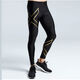 2XU compression pants sports men and women quick-drying running pants training stretch yoga pants gradient fitness tights trousers gold label women's trousers thin section S