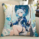 Chuangjingyi Select Funina Pillow Peripheral Pillow Original God Water God Funina God of Justice Doll Doll Second Dimension Birthday 1 45x45cm _Skin-Friendly Baby Velvet