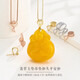 DR-FLVVS pendant buckle head 18k gold and silver jade pendant buckle 18K gold buckle jade buckle silver necklace buckle diy accessories YP04-gold color