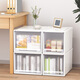 Straw Bear drawer-type storage box can be stacked for wardrobe storage, layered storage box, home clothes storage box, underwear storage box, depth 53, width 30, height 25cm, transparent white, affordable single package
