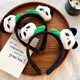XPEL Cute Cartoon Plush Panda Headband Red Panda Headwear Headband Zoo Hairpin Hairpin Children's Adult Hair Accessory Panda Headband 1 pc