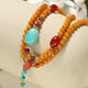 Dara, a multi-wear chicken fat yellow beeswax bracelet necklace, turquoise crystal bracelet, the same style for men and women, is a Chinese Valentine's Day gift for your girlfriend