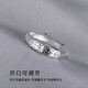 Hanjin Palace shiny 999 sterling silver retro ring for women to collect money and coins personalized ins design simple small Qianduoduo sterling silver ring 10.9g with original gift box certificate