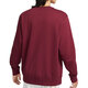 Nike (Nike) Chaqueta de sudadera para hombres 2024 Spring and Autumn New Sportswear Plus Velvet Warm Round Neck Pechero FN2611-010 FN2611-677 Red Inner Inter Velvet 2XL