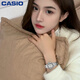 
Casio (CASIO) women's watch SHEEN series simple casual elegant fashionable artificial sapphire glass mirror watch LTP-1391D-7 simple and fashionable