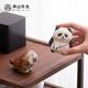 Mr. Nanshan Kung Fu Tea Set Home Creative Desktop Decoration Purple Clay Tea Pet Tea Ceremony Accessories Aowu Little Tiger Tea Pet Tea Pet_Aowu Tiger