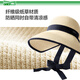 Beneunder sun hat women's straw hat sun hat sun hat portable streamer hat egg roll GP745 gold