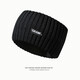 Headband for men in winter, warm, sweat-absorbent, breathable, sports running, windproof, cycling, ear protection, women's headband, forehead cold-proof headgear GRANK headband - black