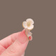 Timo shell camellia simple small exquisite flower palace cheongsam accessories brooch corsage pin anti-exposure buckle women's shell camellia brooch A24-210