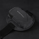 Xiangxiang running mobile phone arm bag sports mobile phone bag arm bag men's mobile phone bag wrist bag fitness equipment artifact e black reflective style