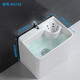 Guanmu large ceramic mop pool side row household bathroom floor mop with drain basket mop sink floor mop bucket basin M2+ Taiwan controlled drain