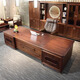 Hanjitangyu solid wood desk president desk executive desk office high-end new Chinese style chairman computer boss desk and chair combination 2.0 meters boss desk