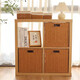 Sorachi lattice cabinet woven storage basket household imitation rattan storage box storage box cabinet clothing sundries organizing storage box beige 29*29*29 foldable