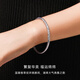CRD Ke Laidi spot sparkling pt950 curly grass pattern platinum bracelet solid platinum gift for girlfriend 39.55g-54MM