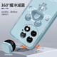 Pinto Applicable to OnePlus 13 mobile phone case liquid silicone protective case 1+13 new cartoon creative male and female couple ultra-thin full-inclusive lens oneplus anti-fall soft shell internet celebrity trendy brand OnePlus 13 [Navy Blue-Metal Mickey A675]+ Mobile Phone Film Rubik's Cube Liquid