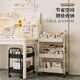 Nanye storage rack, kitchen storage rack, snack storage rack, floor-standing storage rack, simple trolley SNC-6