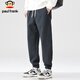 Paul Frank Pants Men's Autumn and Winter Leggings Casual Pants Men's Sports Trousers Men's Loose Men's Pants Dark Gray 32