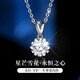 China Gold (CHINA GOLD) Starburst Snowflake Platinum Necklace Women's Platinum Pendant Collarbone Birthday Gift for Girlfriend and Wife Practical Wedding Anniversary Jingsuda Platinum Starburst Pendant-Pricing
