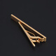 XIERWEI simple gold tie clip men and women fixed buckle business clip men's suit buckle pin clip gold tie clip