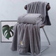 Maixinyi bath towel three-piece set for men and women for home use than pure cotton, absorbs water quickly, dries less easily and is less prone to lint, softer and softer for couples, plus size, clear powder series. Yuexingchen, a towel 35*75