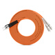 Haile Gigabit Multimode Faser-Jumper OM2 Dual Core ST-SC Pigtail 50/125 Sprungfaser 3 Meter HJ-2ST-SC-MD3