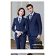 Kaduton Enterprise Procurement Suit Suit Men's Formal Suit Hotel Property Manager Sales Work Clothes 4S Store Work Clothes Bank Black Suit Jacket + Tie XL 116-125Jin Jin is equal to 0.5 kg