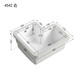Kaimeng Bathroom Special-shaped undercounter basin with corner cutaway balcony laundry basin ceramic laundry pool with washboard laundry sink deepening 4542 right cutaway basin + drain + faucet
