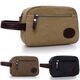 Bolso de embrague de changyin hombres lienzo de manejo bolso bolso de bolso casual hombres clip bolsillo bolsillo de mano gran capacidad llave moneda billetera negra gris