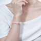 Duxi Pearl Bracelet Colorful Freshwater Pearl Bracelet 8-9mm Dopamine Candy Color for Girlfriend and Wife